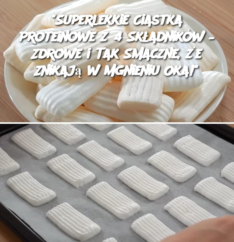 Superlekkie Ciastka Proteinowe z 4 Składników – Zdrowe i Tak Smaczne, że Znikają w Mgnieniu Oka!”