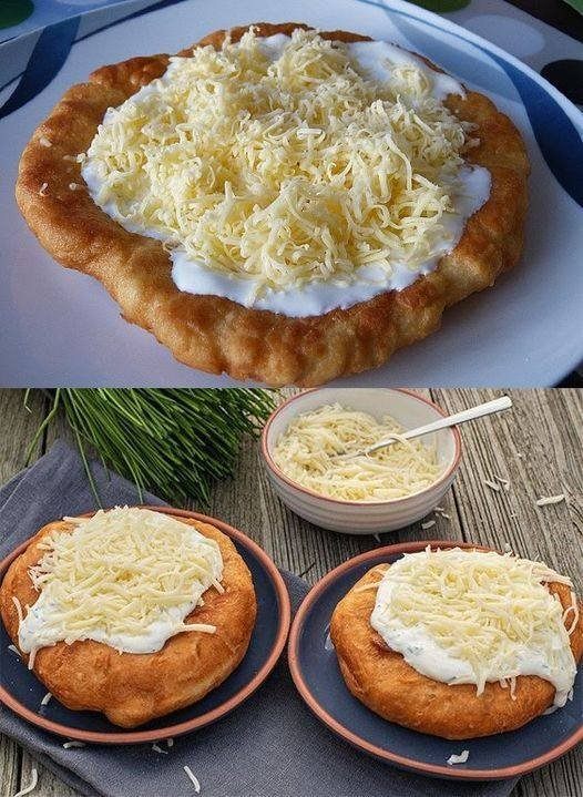 Langos węgierski z czosnkiem, najlepszy jaki kiedykolwiek piekłam