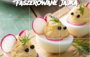 Faszerowane Jajka w Kształcie Małych Myszek 🐭🥚