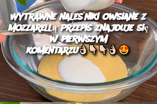 Wytrawne naleśniki owsiane z mozzarellą