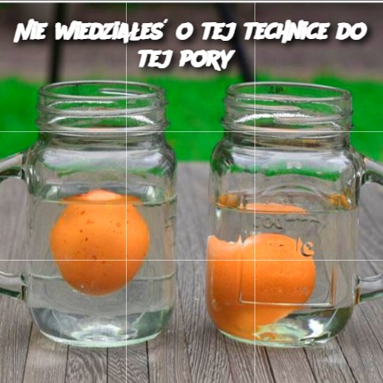 Nie wiedziałeś o tej technice do tej pory?