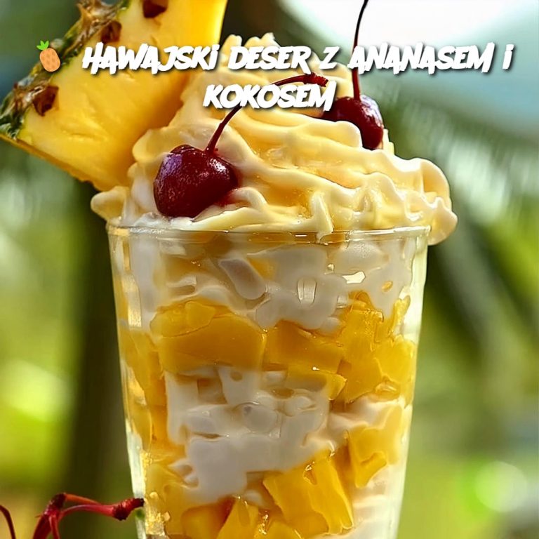 🍍 Hawajski deser z ananasem i kokosem