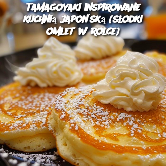 Tamagoyaki inspirowane kuchnią japońską (słodki omlet w rolce)