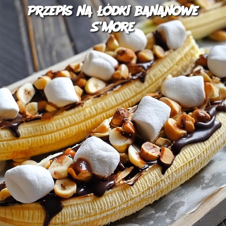 Przepis na łódki bananowe S'more