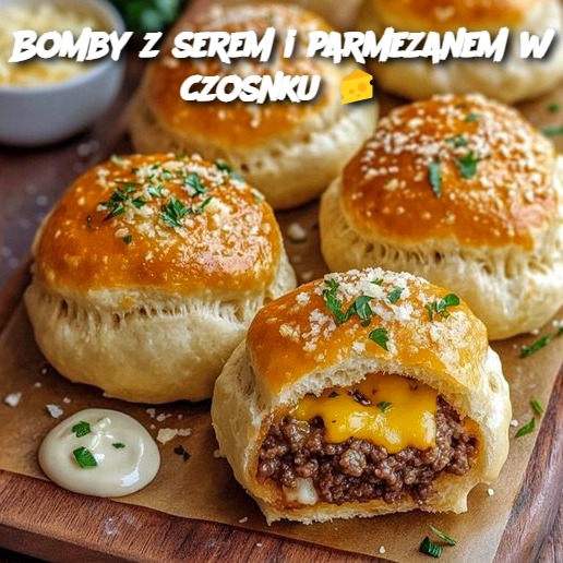 Bomby z serem i parmezanem w czosnku 🧀