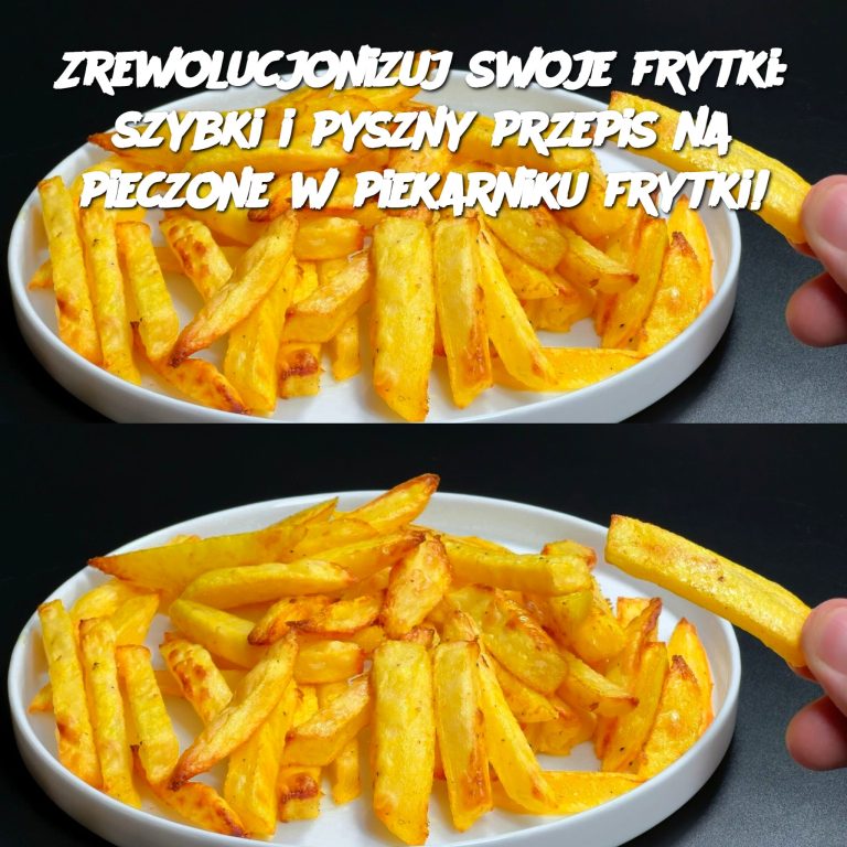 Zrewolucjonizuj swoje frytki: szybki i pyszny przepis na pieczone w piekarniku frytki!