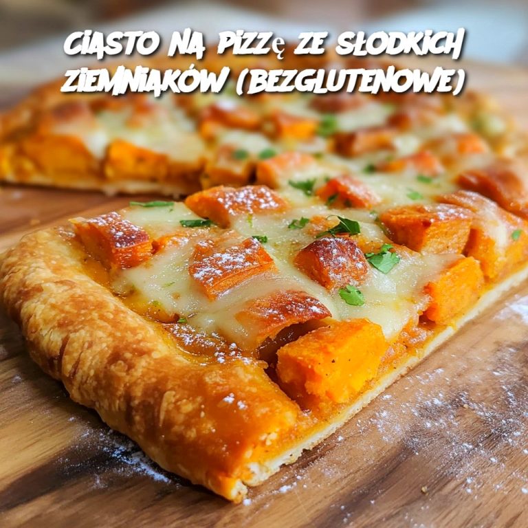 Ciasto na pizzę ze słodkich ziemniaków (bezglutenowe)!