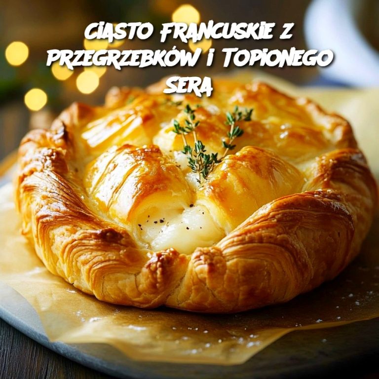 Ciasto Francuskie z Przegrzebków i Topionego Sera