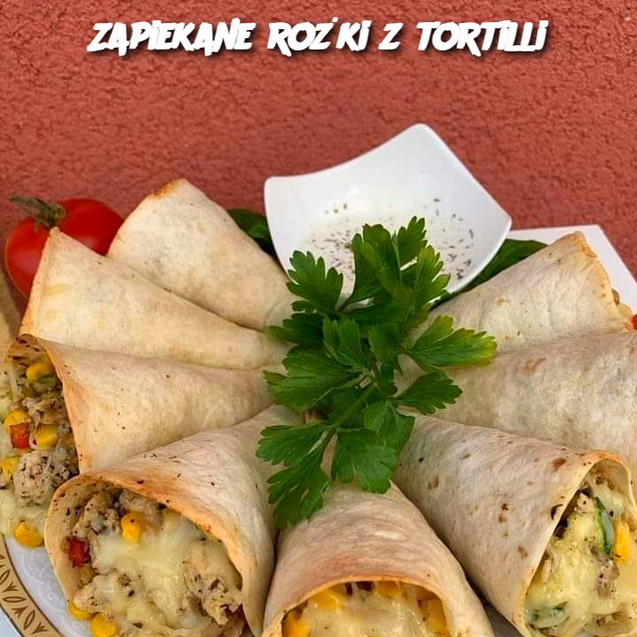 Zapiekane Rożki z Tortilli (Baked Tortilla Cones)