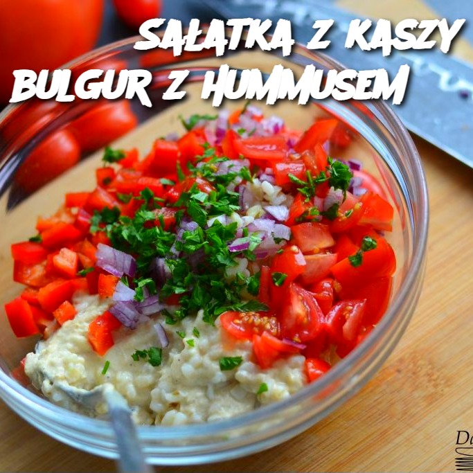 Bulgur Salad with Hummus: A Wholesome Delight