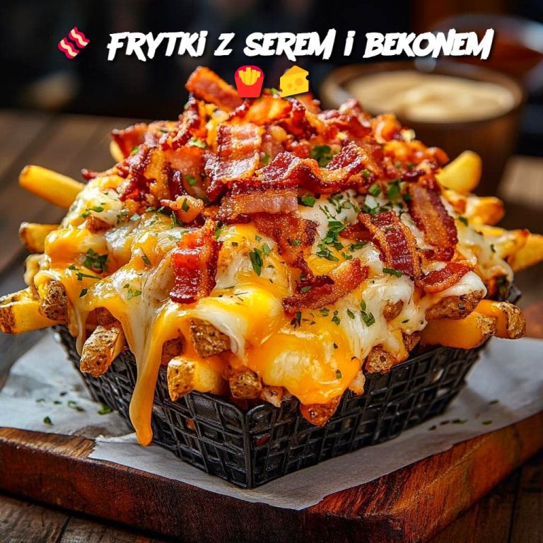 🥓 Frytki z serem i bekonem 🍟🧀