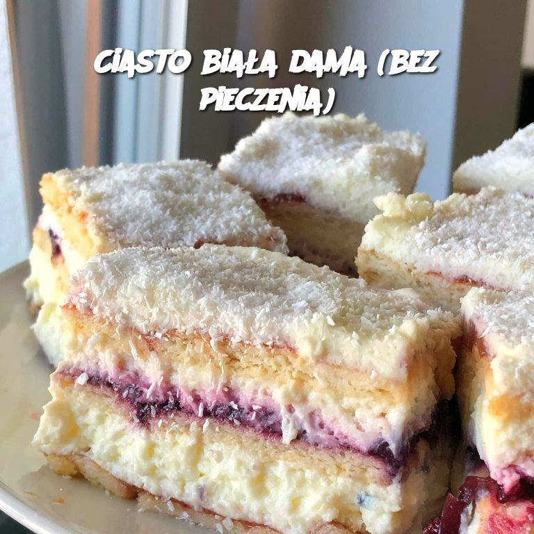 Ciasto Biała Dama (Bez Pieczenia)