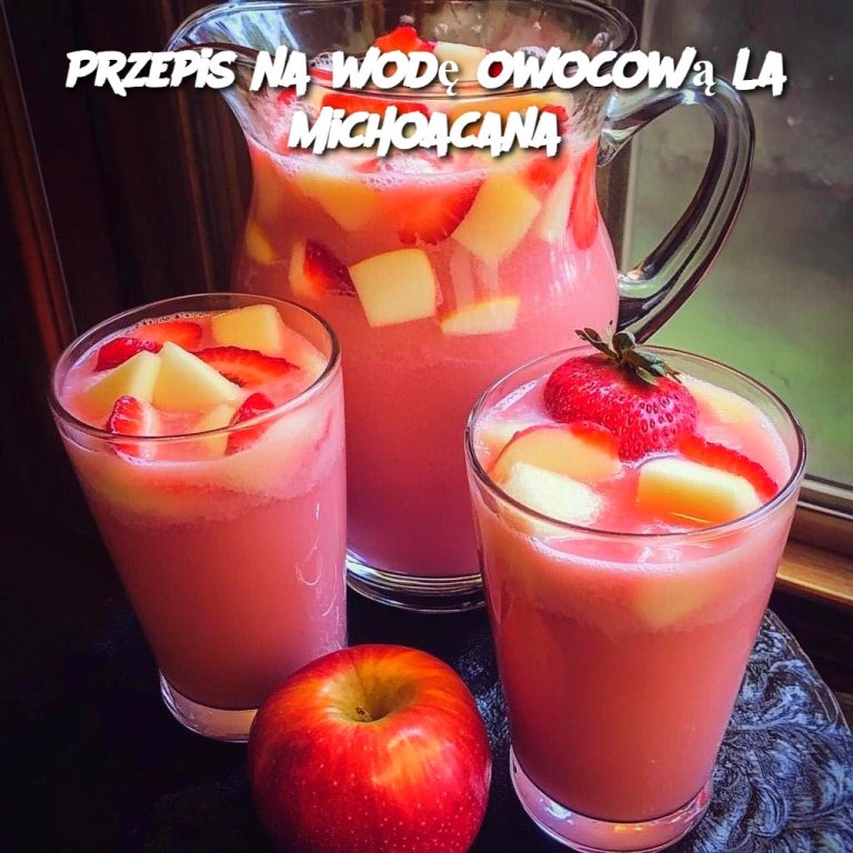 Przepis na wodę owocową La Michoacana