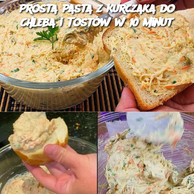 Prosta Pasta z Kurczaka do Chleba i Tostów w 10 Minut