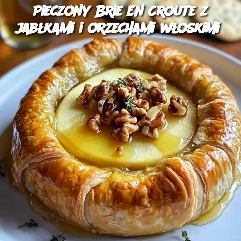 Pieczony Brie En Croute z jabłkami i orzechami włoskimi 🍏🧀🥧