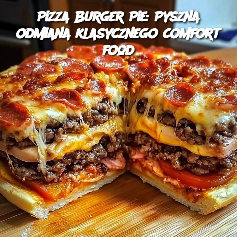 Pizza Burger Pie: Pyszna odmiana klasycznego comfort food