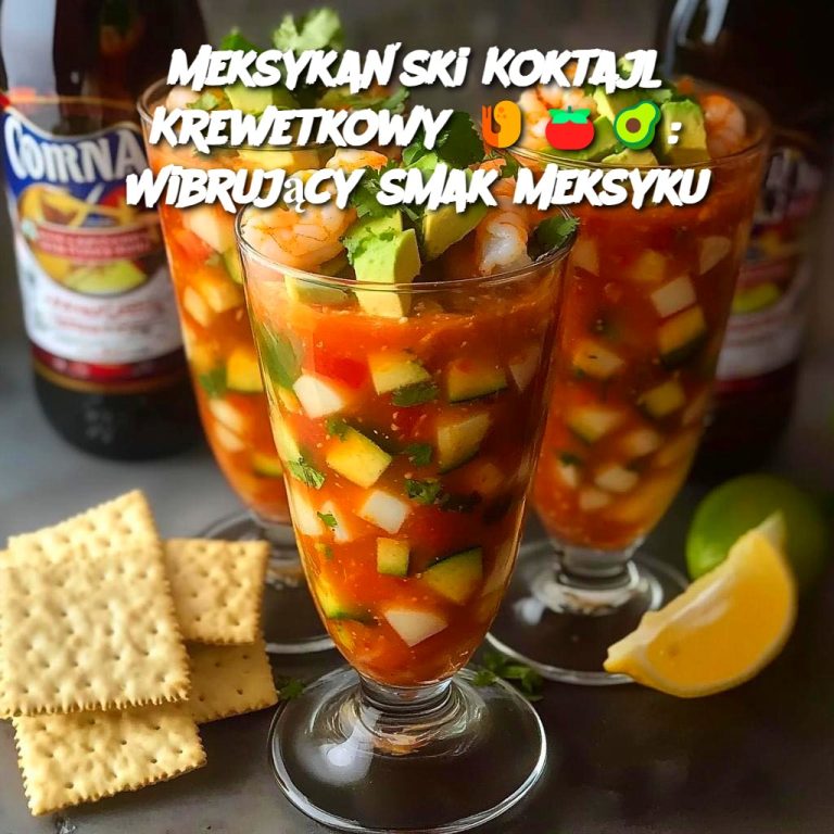 Meksykański Koktajl Krewetkowy 🍤🍅🥑: Wibrujący smak Meksyku