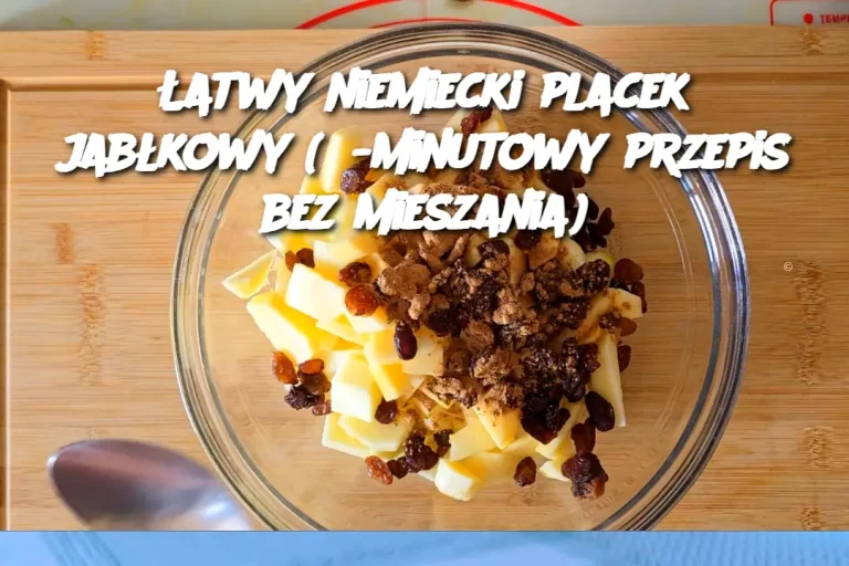 5-Minutowy Przepis Bez Mieszania