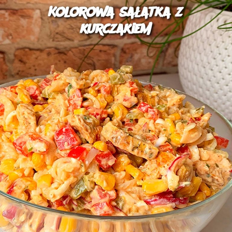 Kolorowa Sałatka z Kurczakiem: A Vibrant Chicken Salad Recipe