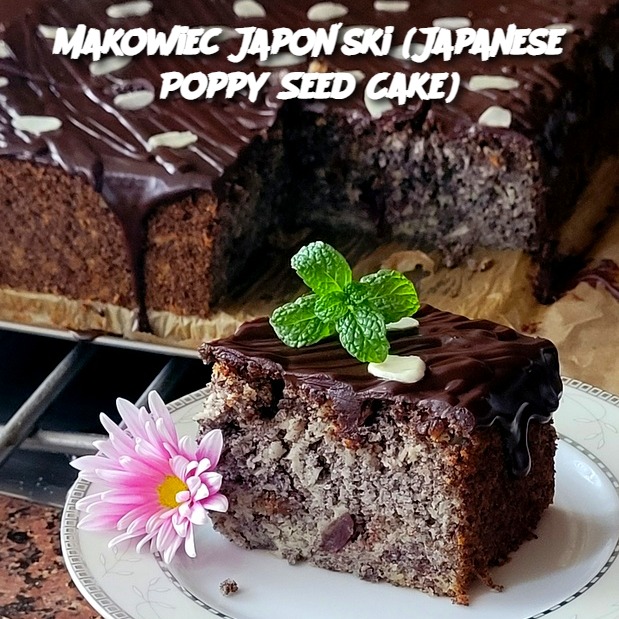 Makowiec Japoński (Japanese Poppy Seed Cake)