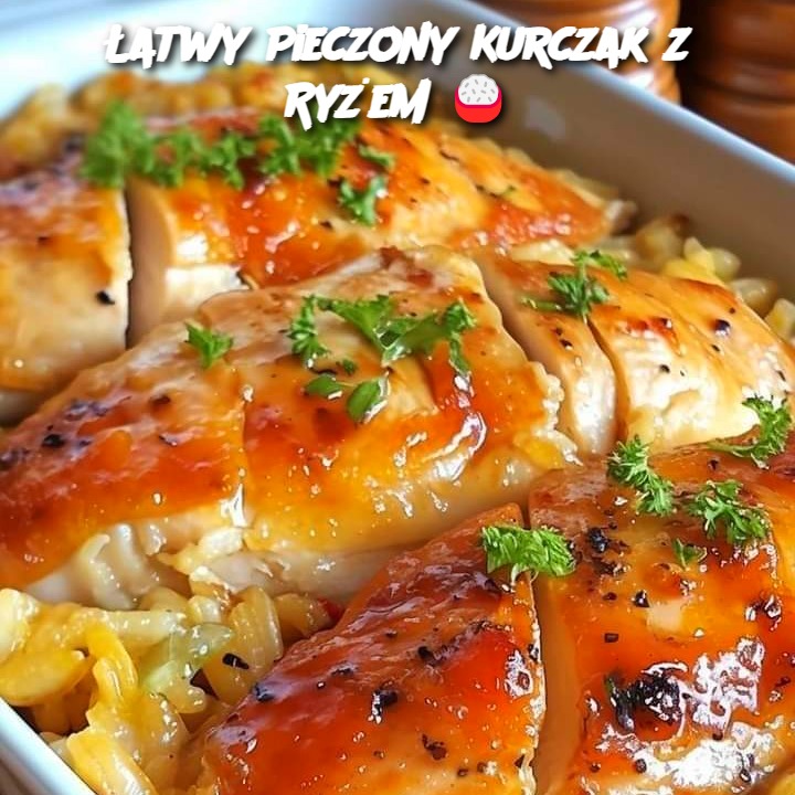 urządzenia Pieczony Kurczak z Ryżem 🍚