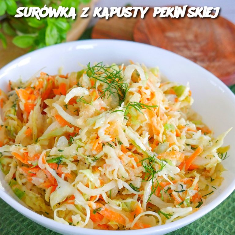 Surówka z Kapusty Pekińskiej (Polish Napa Cabbage Salad)