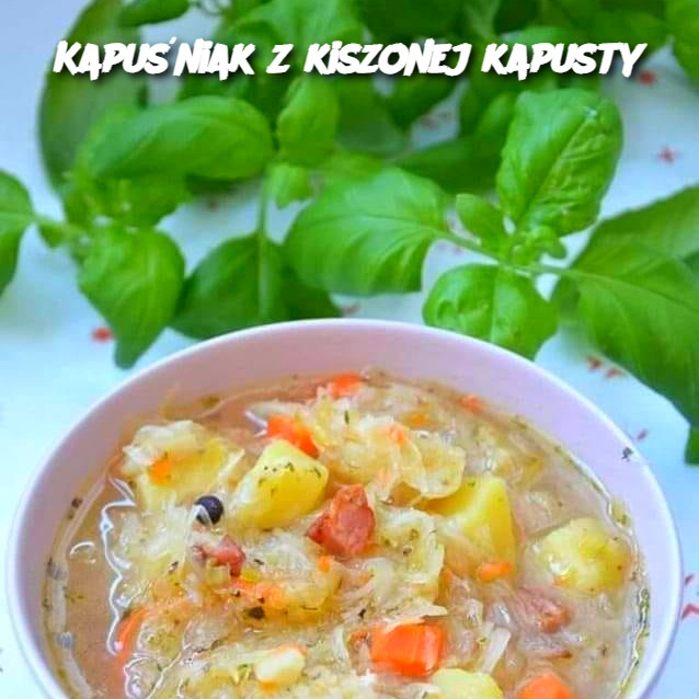 Kapuśniak z Kiszonej Kapusty: A Traditional Polish Sauerkraut Soup