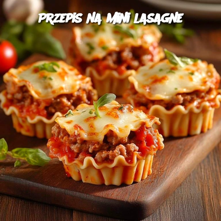 Przepis na mini lasagne