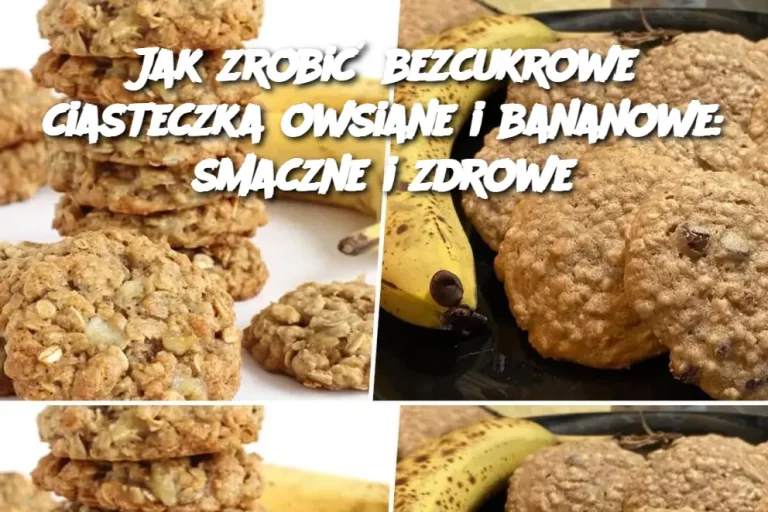 Jak zrobić bezcukrowe ciasteczka owsiane i bananowe: smaczne i zdrowe