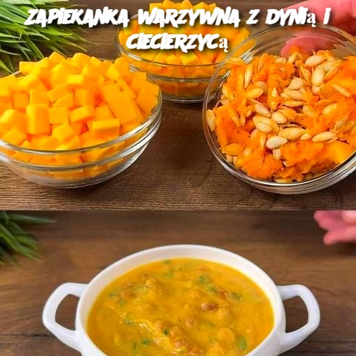 Zapiekanka warzywna z dynią i ciecierzycą: sycąca, zdrowa rozkosz