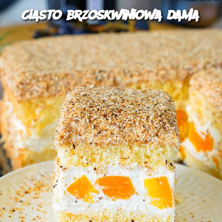 Ciasto Brzoskwiniowa Dama