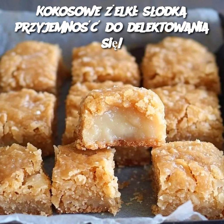 Kokosowe żelki: słodka przyjemność do delektowania się!