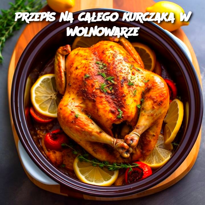 Przepis na Całego Kurczaka w Wolnowarze