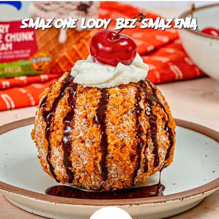 Smażone Lody Bez Smażenia