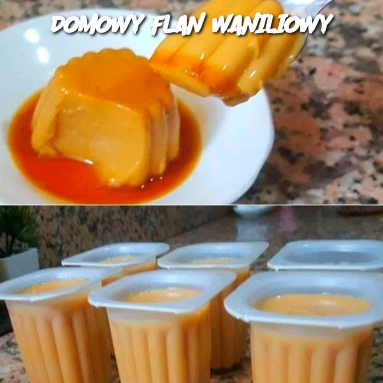 Domowy flan waniliowy