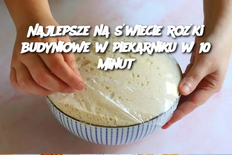 Najlepsze na świecie rożki budyniowe w piekarniku w 10 minut