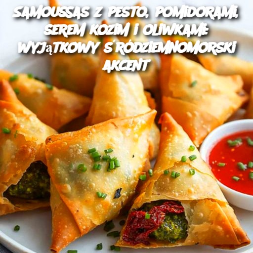 Samoussas z pesto, pomidorami, serem kozim i oliwkami: wyjątkowy śródziemnomorski akcent