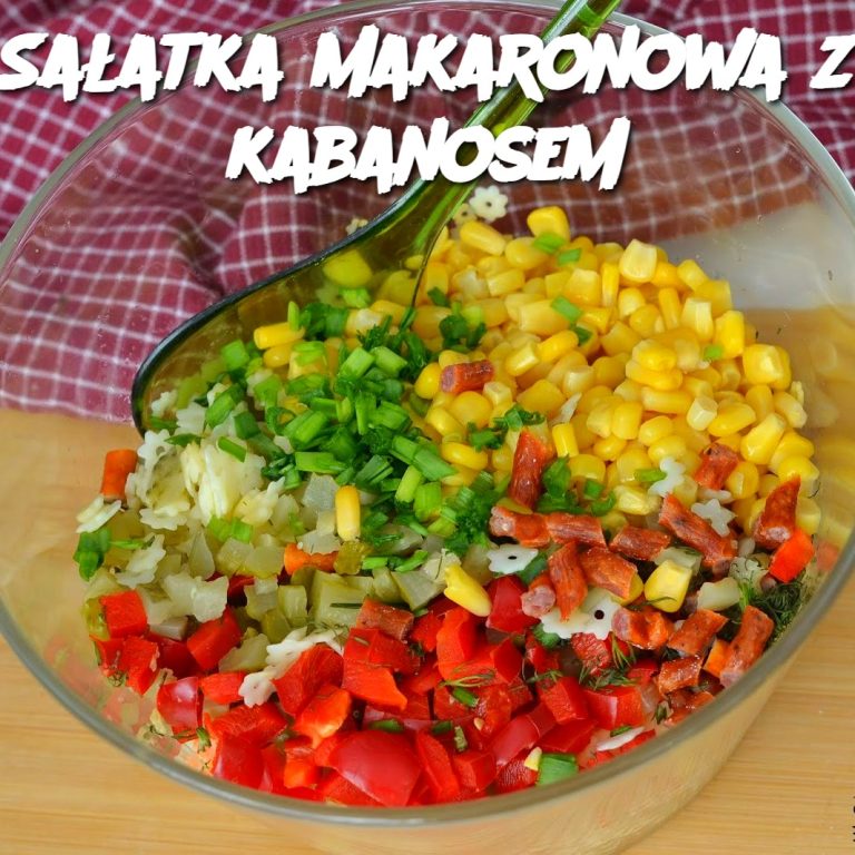 Sałatka Makaronowa z Kabanosem (Pasta Salad with Kabanos)