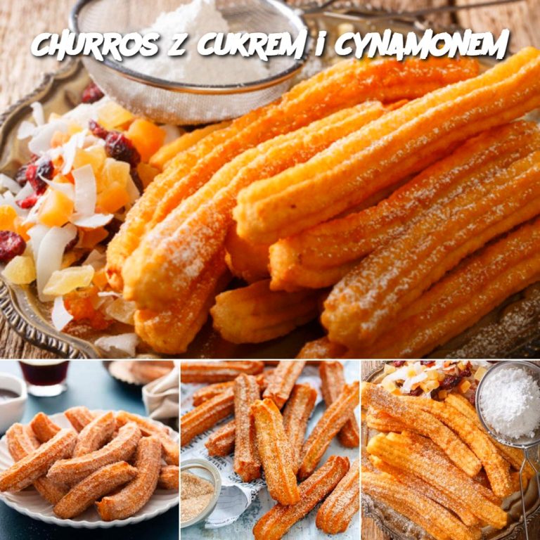 Churros z cukrem i cynamonem: pyszna chrupiąca przekąska