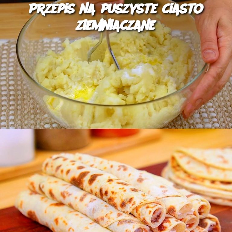 Przepis na puszyste ciasto ziemniaczane