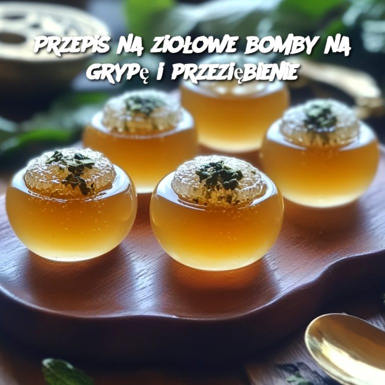 Przepis na ziołowe bomby na grypę i przeziębienie