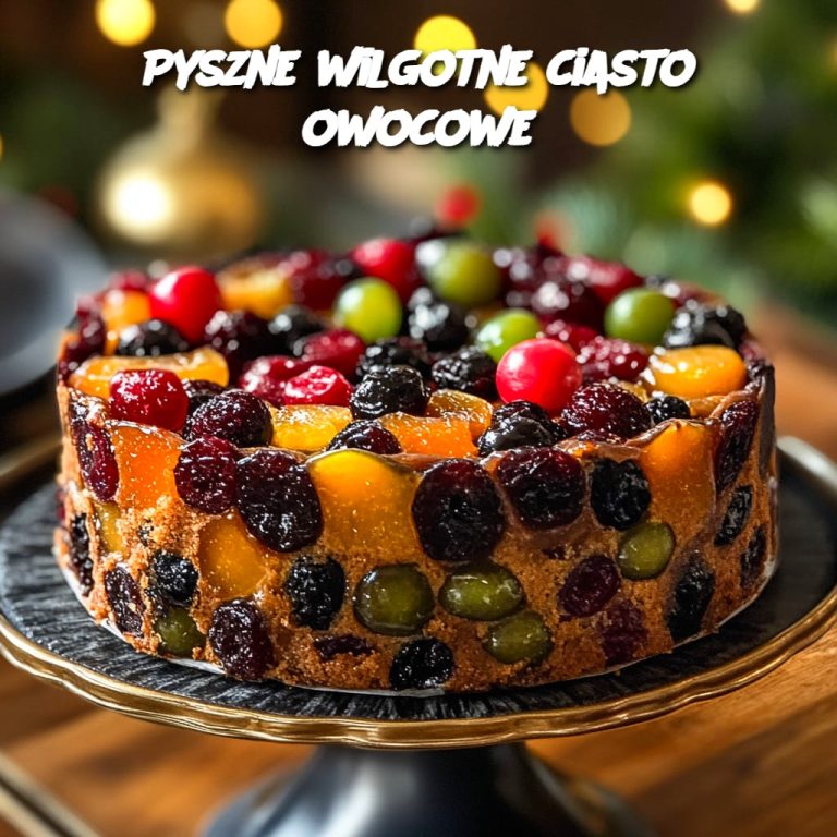 Przepis na pyszne wilgotne ciasto owocowe