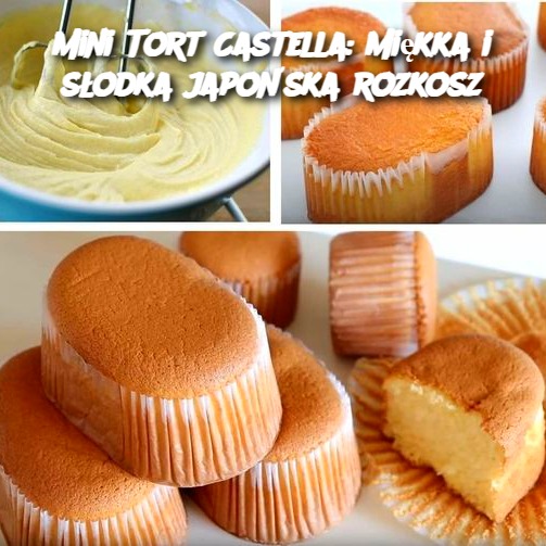 Mini Tort Castella: Miękka i słodka japońska rozkosz