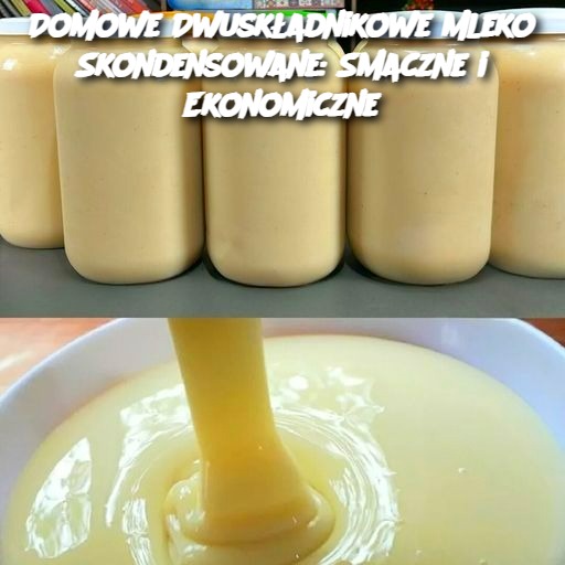 Domowe dwuskładnikowe mleko skondensowane: smaczne i ekonomiczne