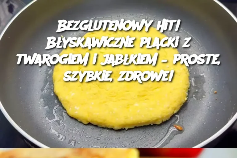 Błyskawiczne Placki z Twarogiem i Jabłkiem