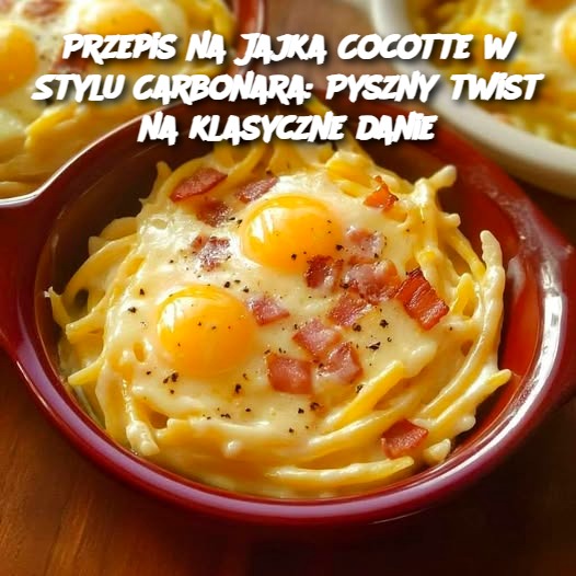 Przepis na Jajka Cocotte w Stylu Carbonara: Pyszny twist na klasyczne danie