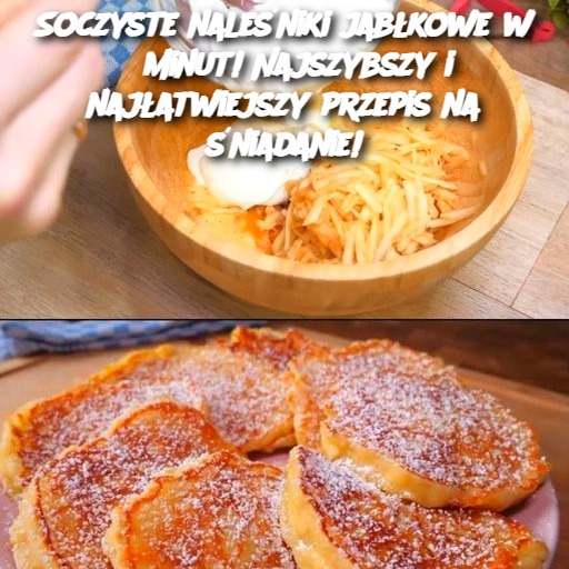 Soczyste naleśniki jabłkowe w 5 minut! Najszybszy i najłatwiejszy przepis na śniadanie!