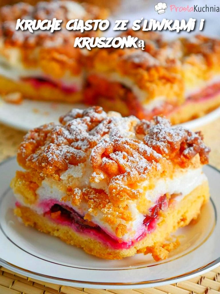 Kruche Ciasto ze Śliwkami i Kruszonką: A Perfectly Delicious Polish Plum Crumble Cake