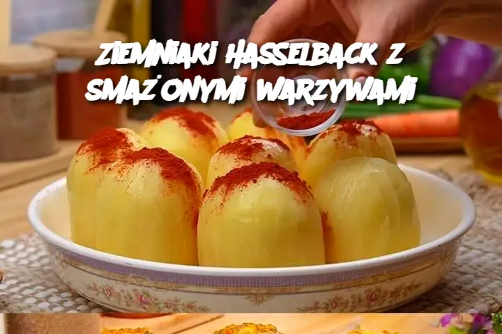 Przepis na Ziemniaki Hasselback z Smażonymi Warzywami