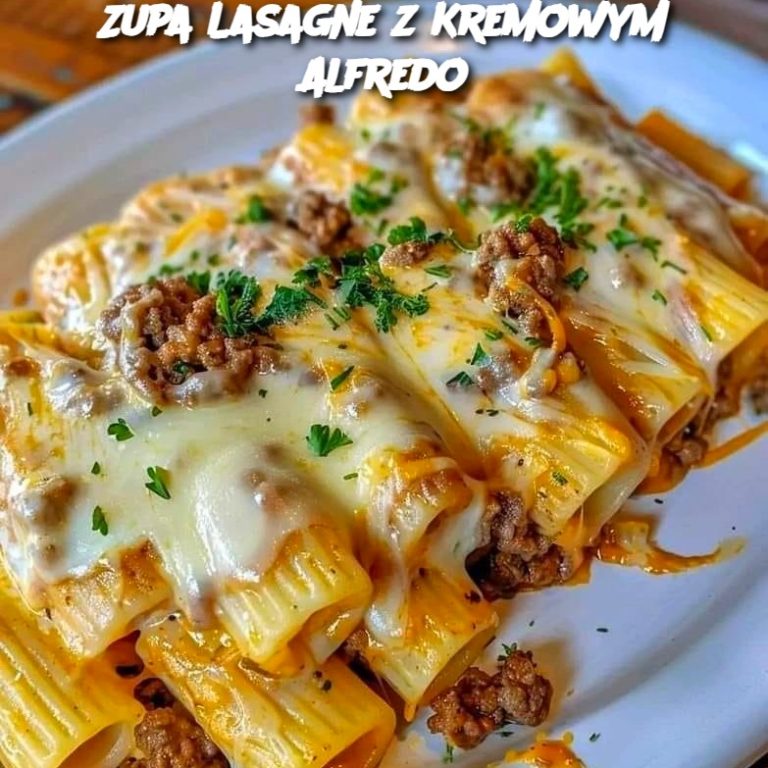 Zupa Lasagne z Kremowym Alfredo